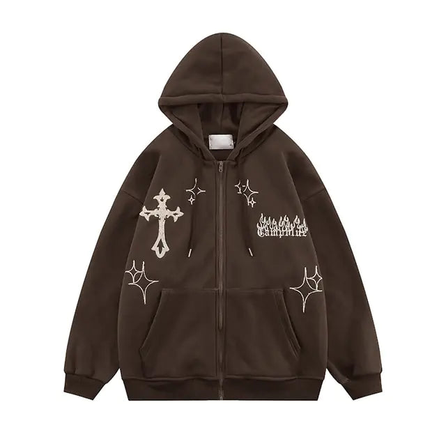 Gotische retrohoodie