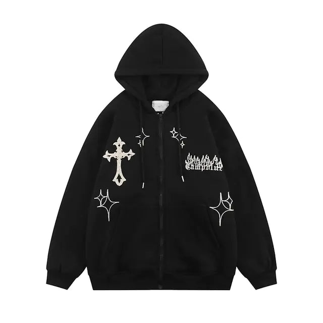 Gotische retrohoodie