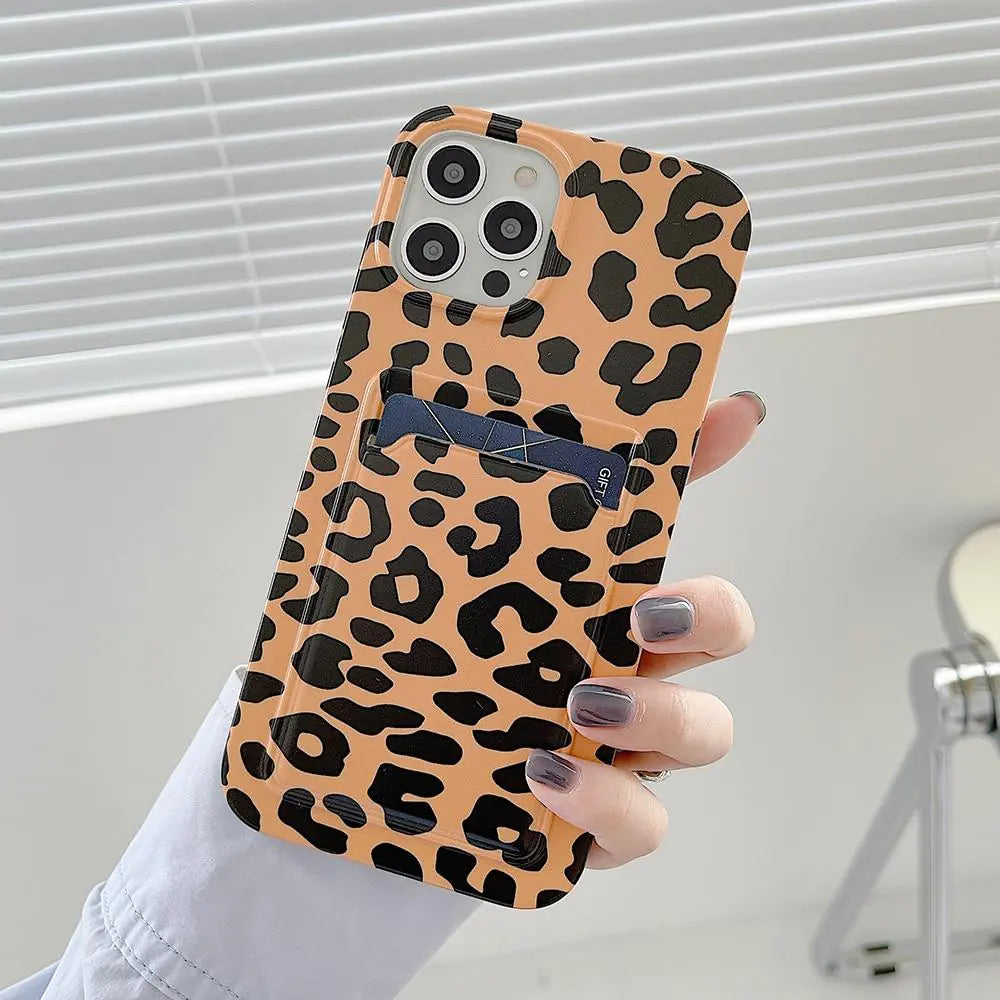 Leopard wallet Case