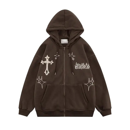 Gotische retrohoodie