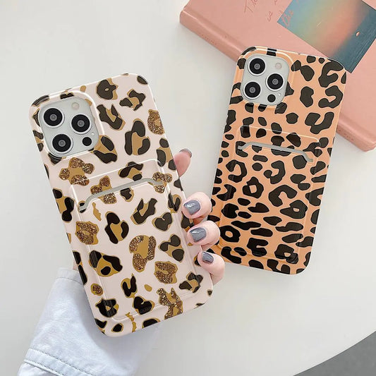 Leopard wallet Case