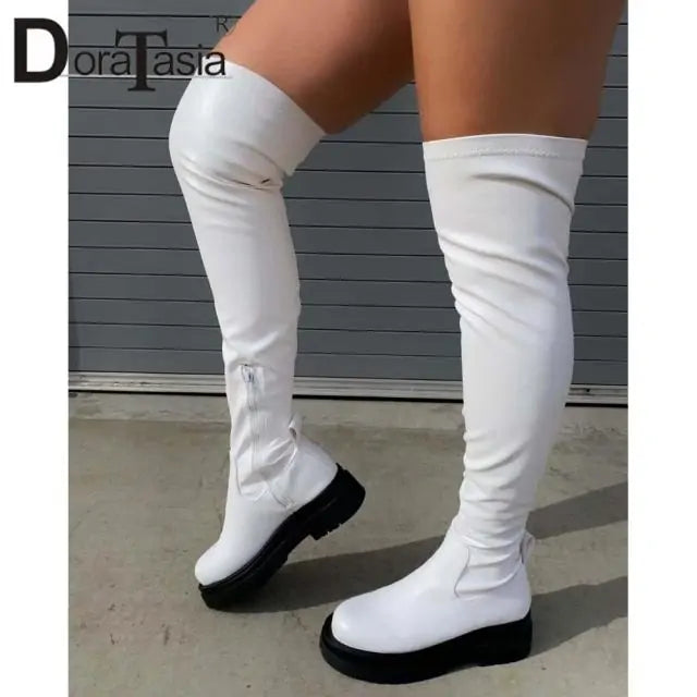 Platform Thigh High Boots