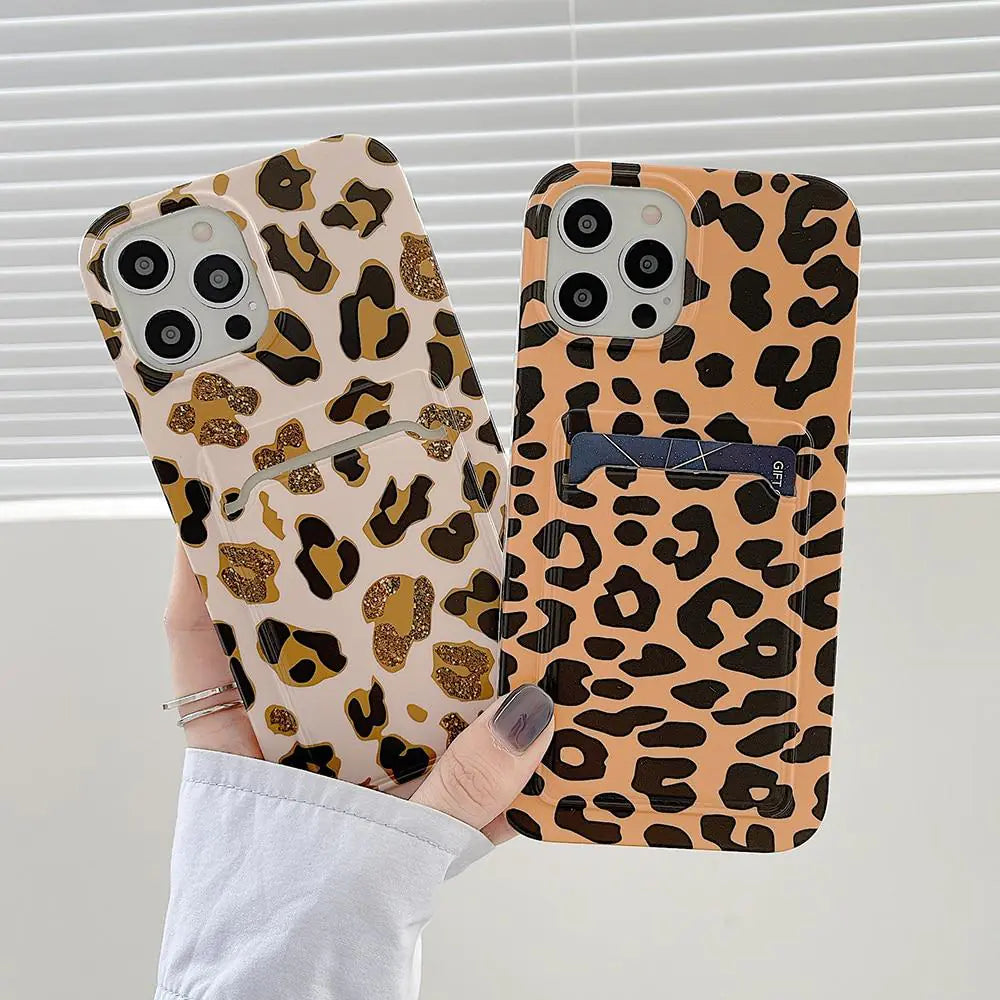 Leopard wallet Case