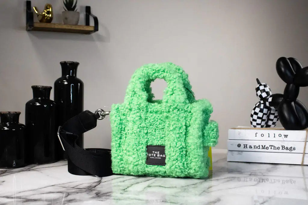 Marc Jacobs De Teddy Micro Fluffy Tote