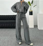Sweater and Casual Trousers Set