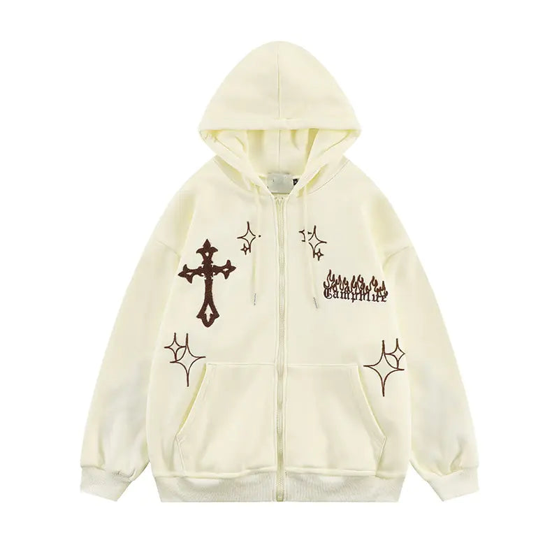 Gotische retrohoodie