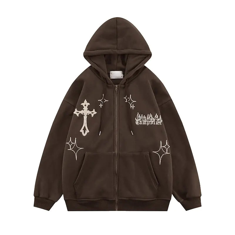 Gotische retrohoodie