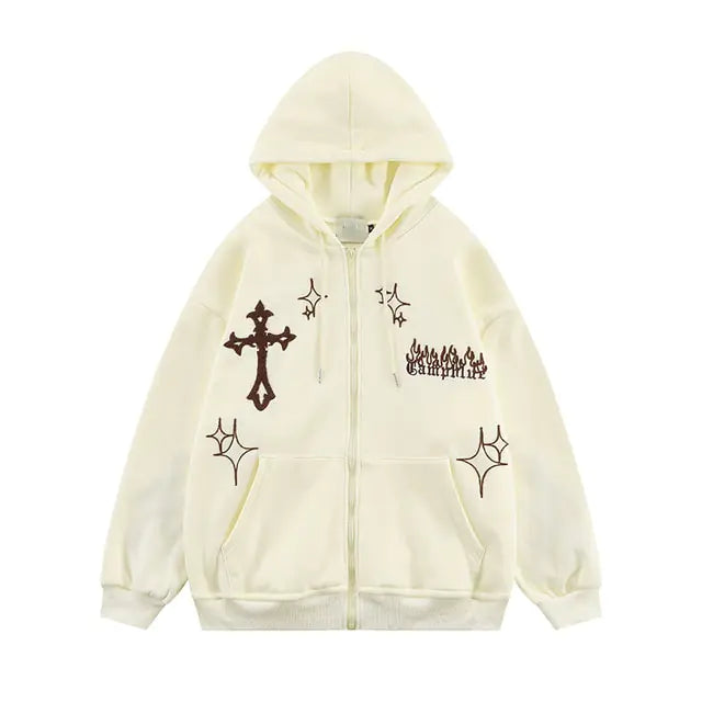 Gotische retrohoodie