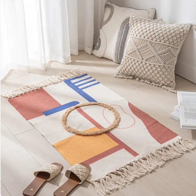 Minimalistisch vloerkleed