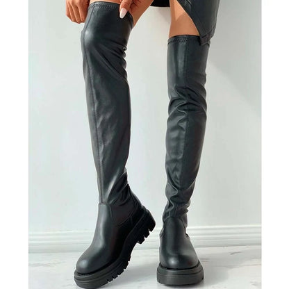 Platform Thigh High Boots