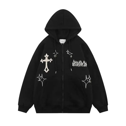 Gotische retrohoodie