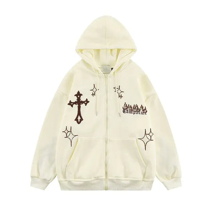 Gotische retrohoodie