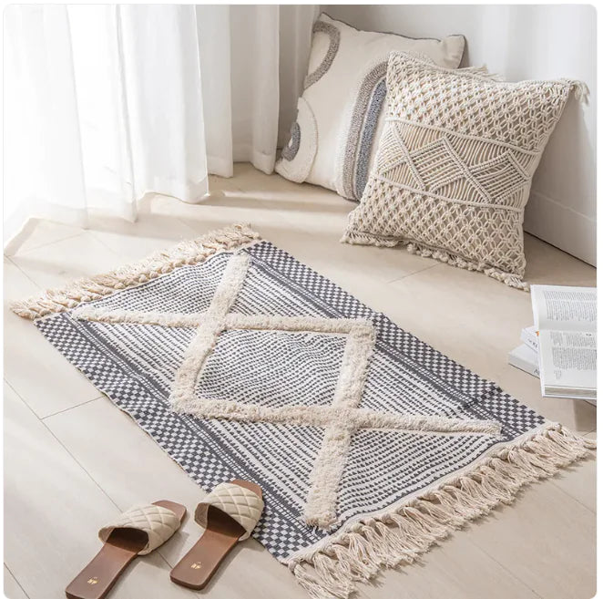 Minimalistisch vloerkleed
