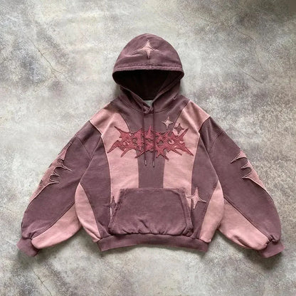 Y2K Grunge Pullover-hoodies