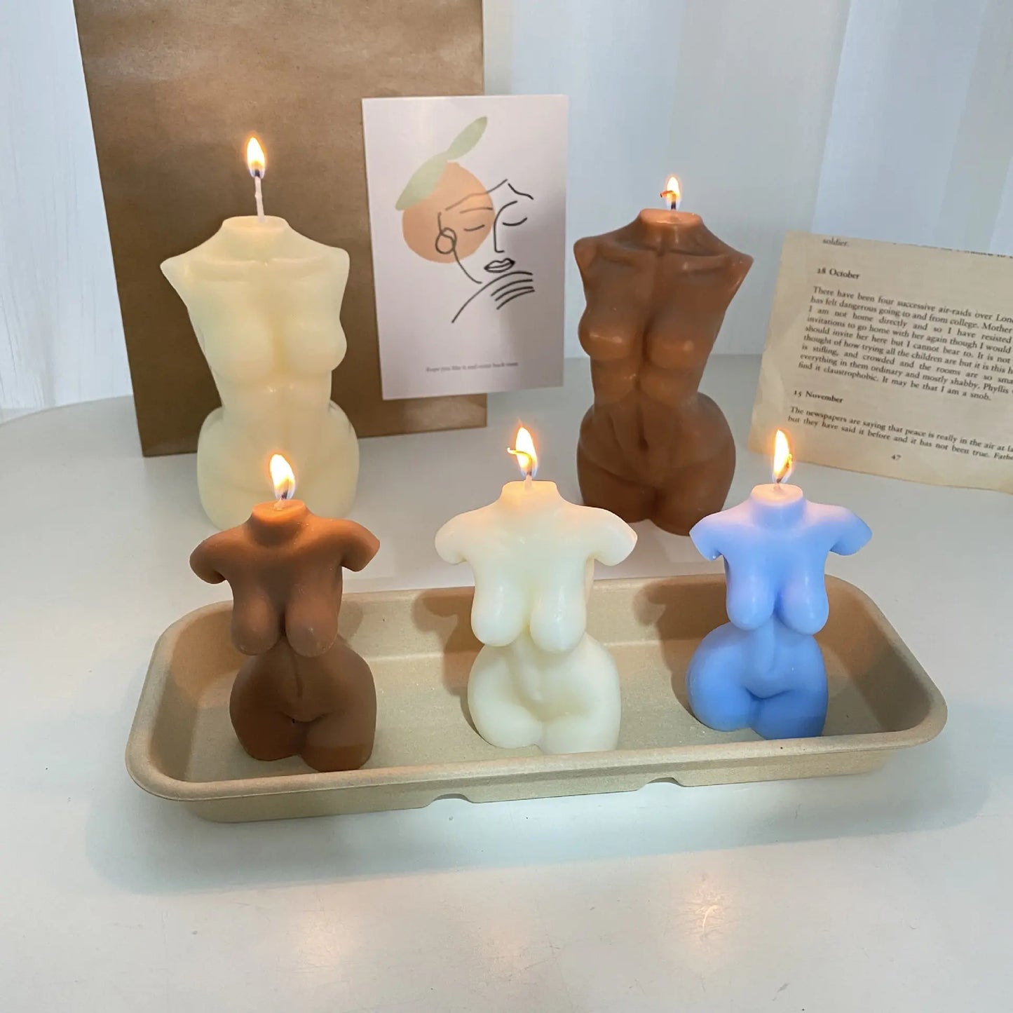 Artistieke lichaamskaarsen