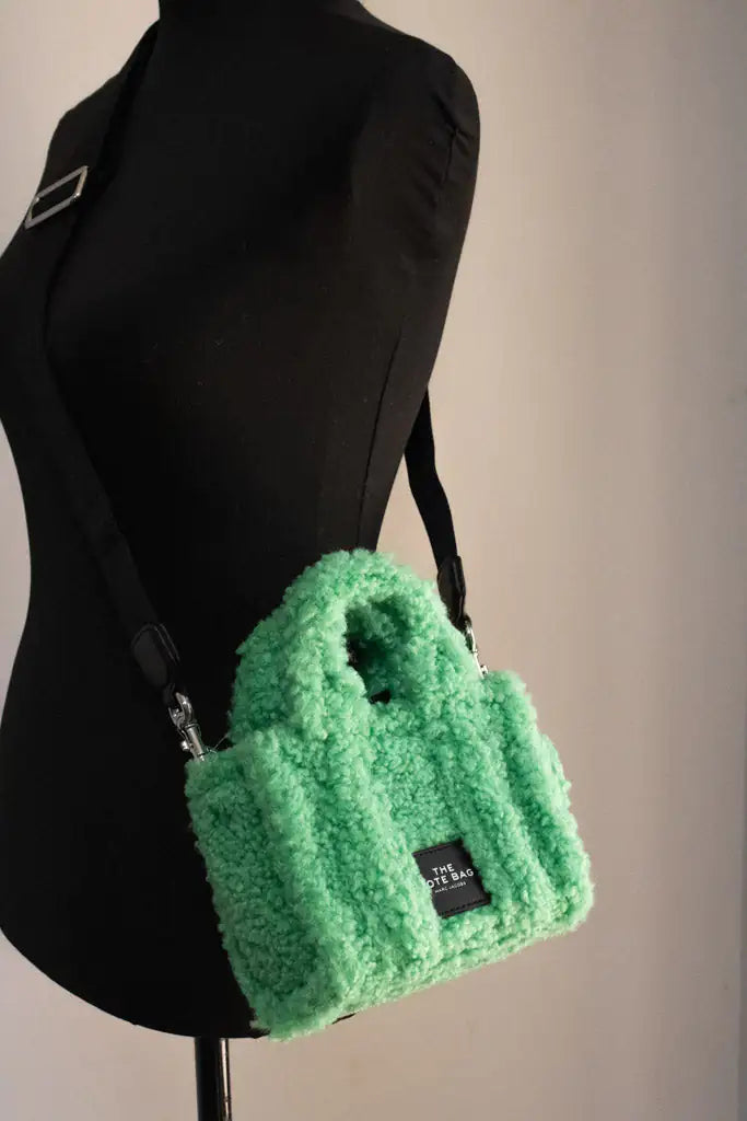 Marc Jacobs De Teddy Micro Fluffy Tote