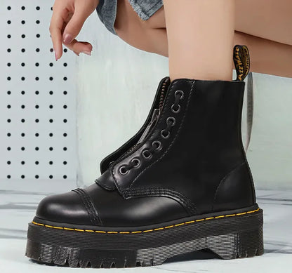 Women's Black Martin Boots