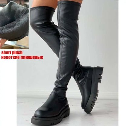Platform Thigh High Boots