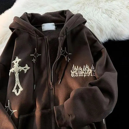 Gotische retrohoodie